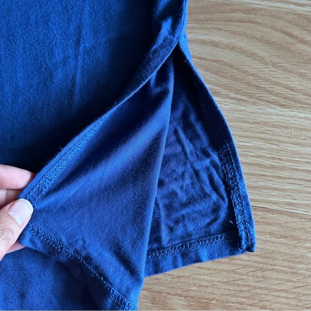 Cable & Gauge Blue Sleeveless Top Medium - Picture 4 of 7